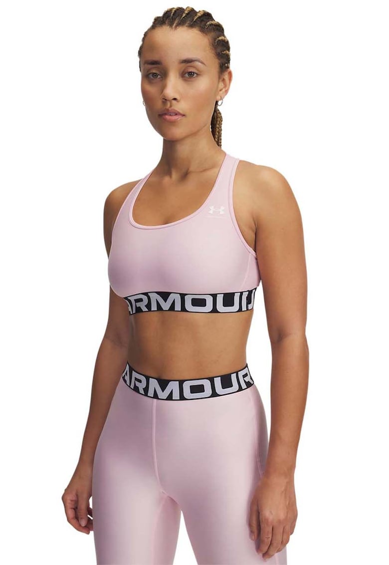 Bustiera cu decupaj pe partea din spate cu logo - pentru antrenament Authentics