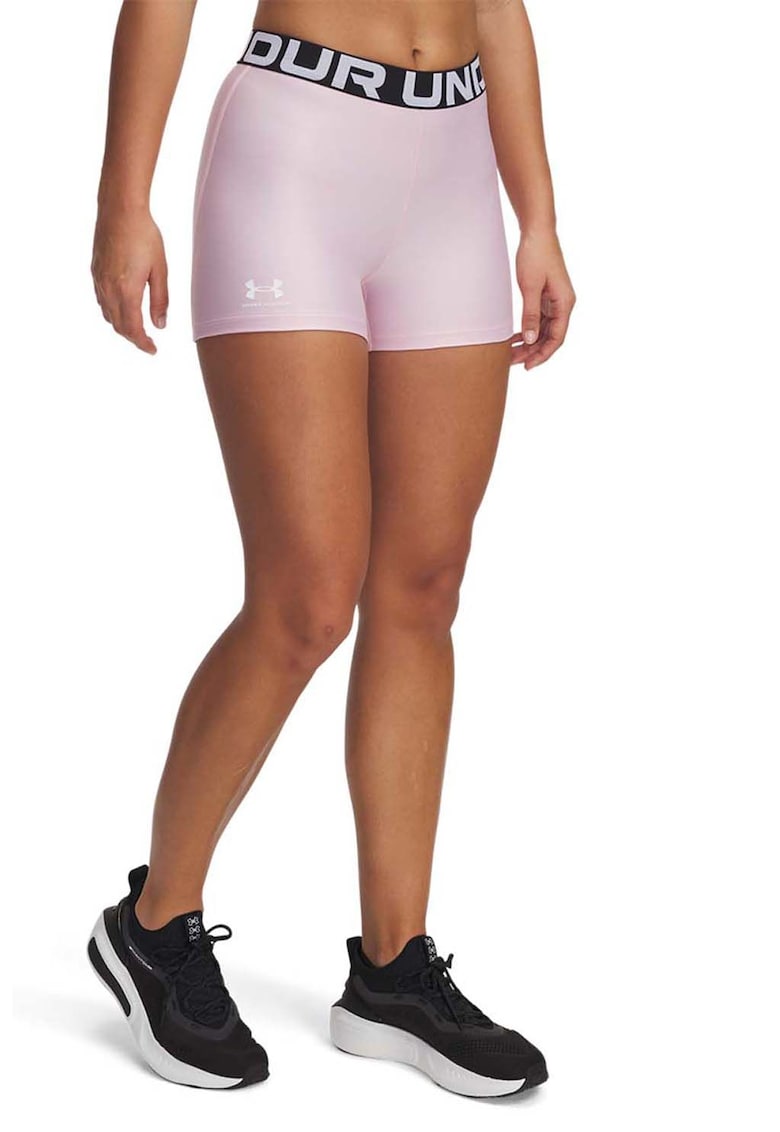 Colanti scurti pentru fitness Authentics - Roz pal