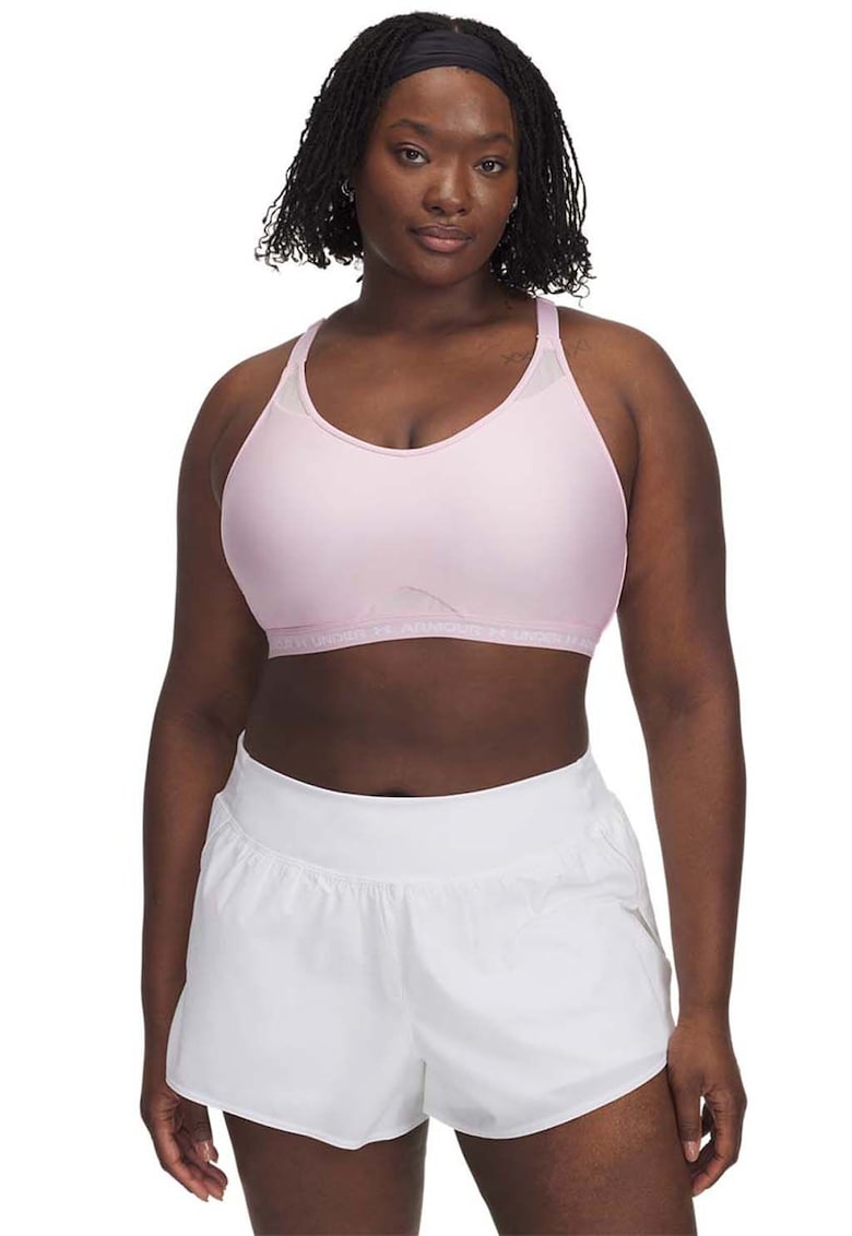 Bustiera crossback cu detalii logo pentru fitness