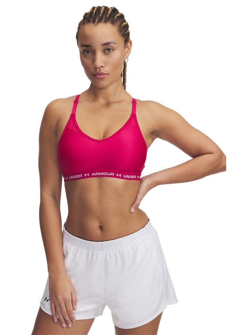 Bustiera crossback cu detalii logo pentru fitness