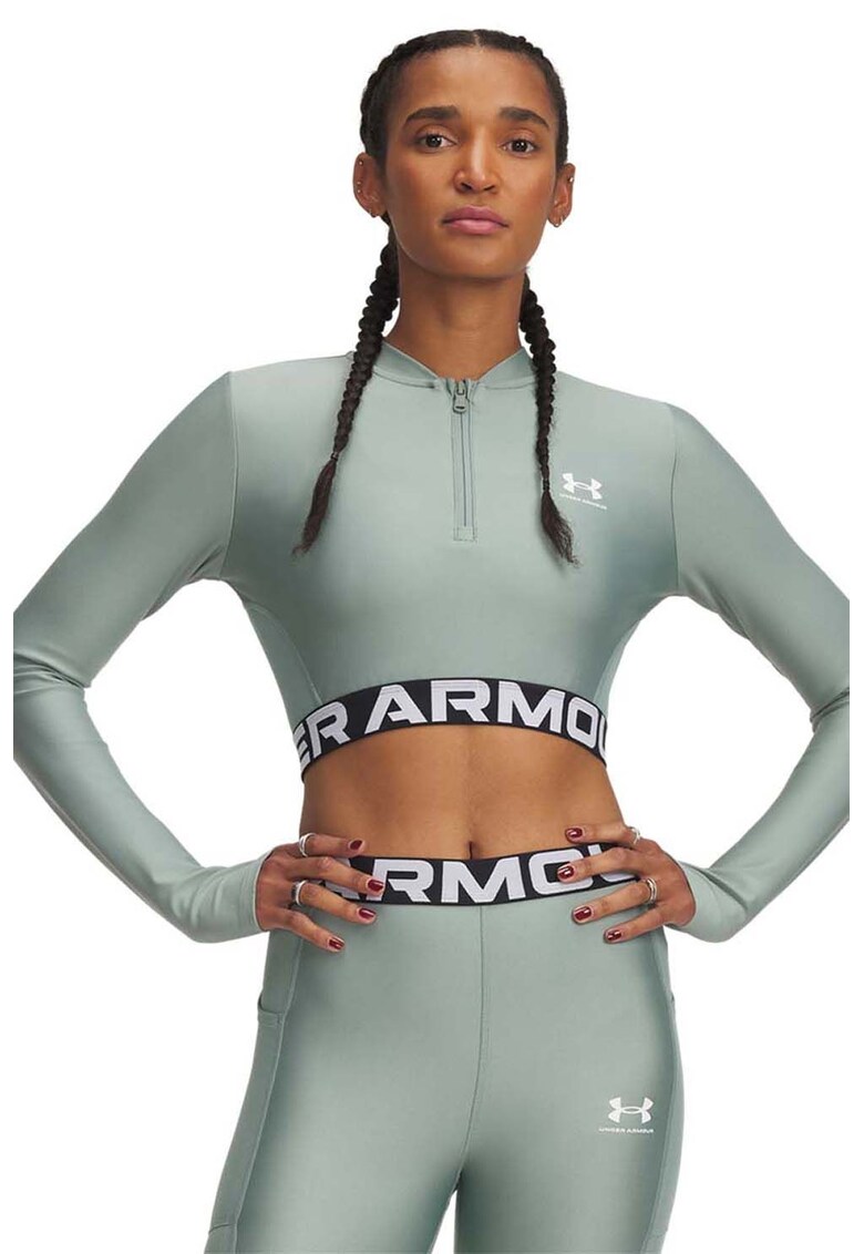 Bluza crop pentru fitness Heatgear