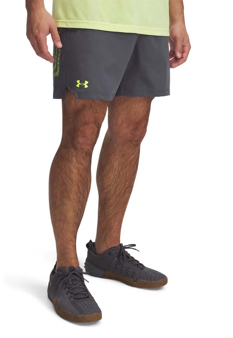 Pantaloni scurti cu logo - Gri inchis