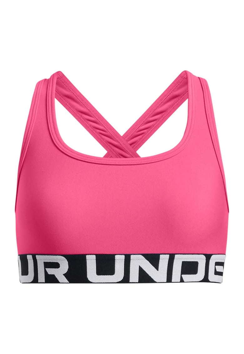 Under Armour Bustiera cu banda logo - Roz