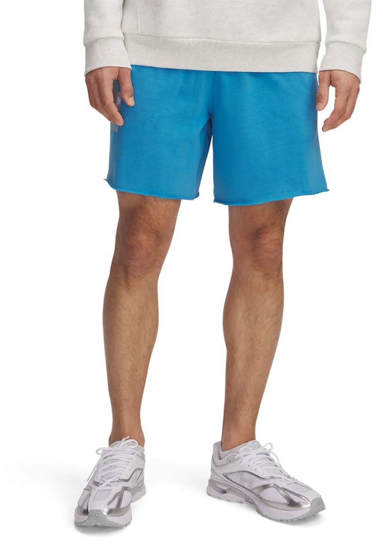 Pantaloni scurti din amestec de bumbac cu snur in talie