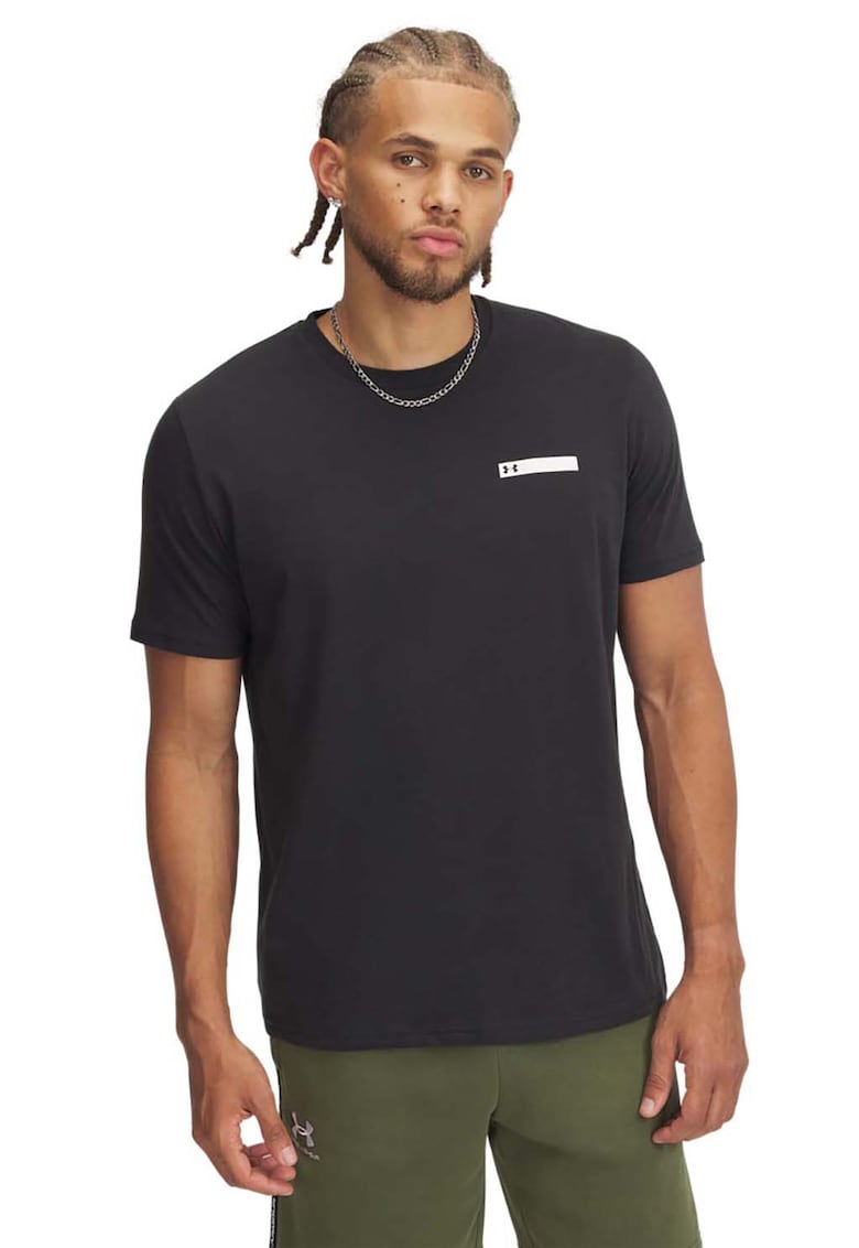 Tricou relaxed fit cu logo discret