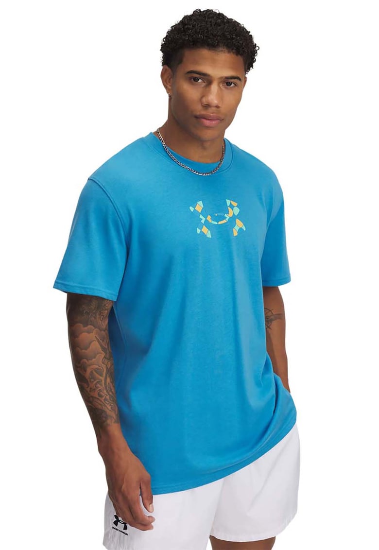 Tricou cu imprimeu logo Holiday - Albastru