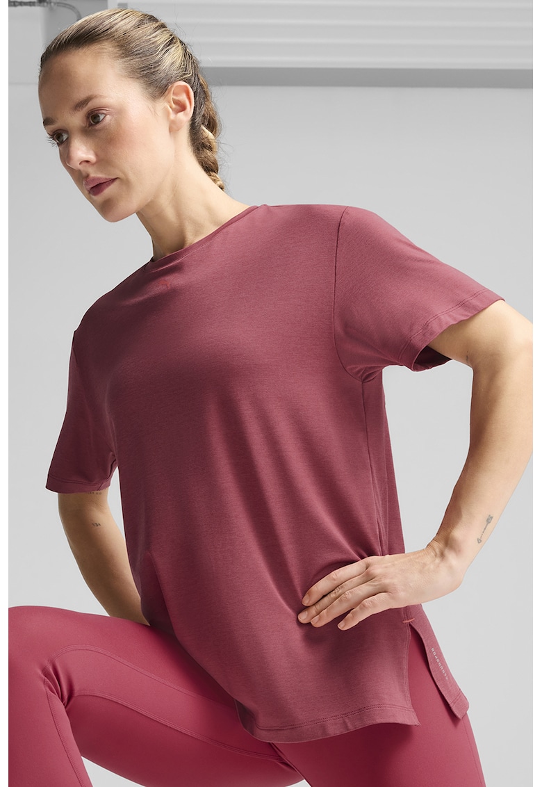 Tricou cu decolteu rotund - pentru fitness