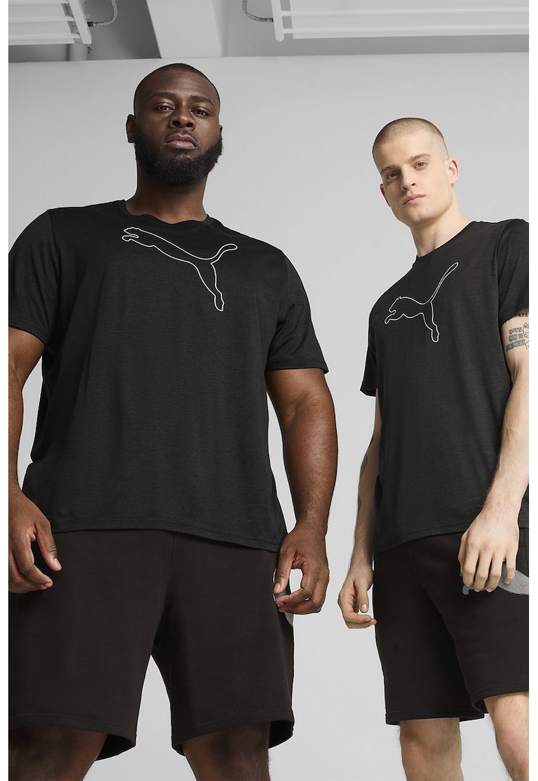 Tricou cu imprimeu logo - pentru fitness