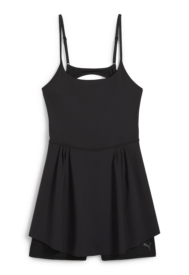 Rochie cambrata cu pantaloni integrati - pentru fitness Rochie cambrata cu pantaloni integrati - pentru fitness