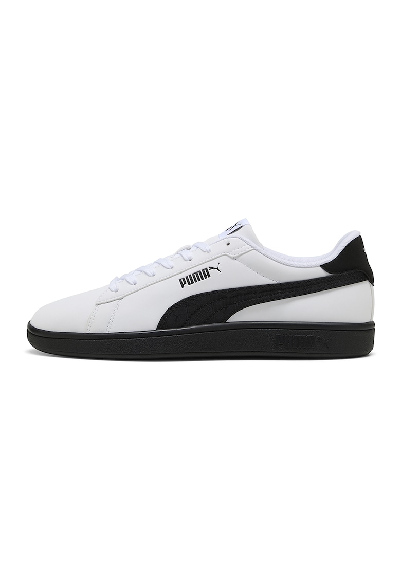 Pantofi sport de piele ecologica - Alb/Negru