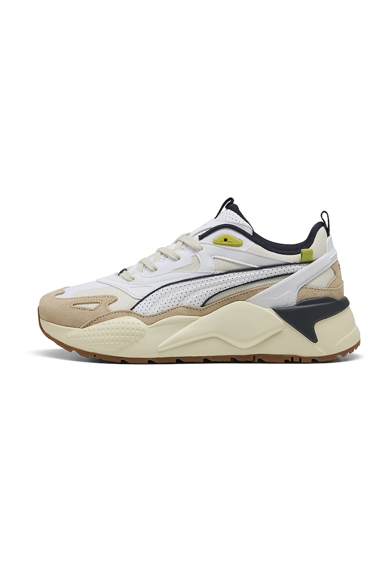 Pantofi sport cu garnituri din piele RS-X - Alb/Bej