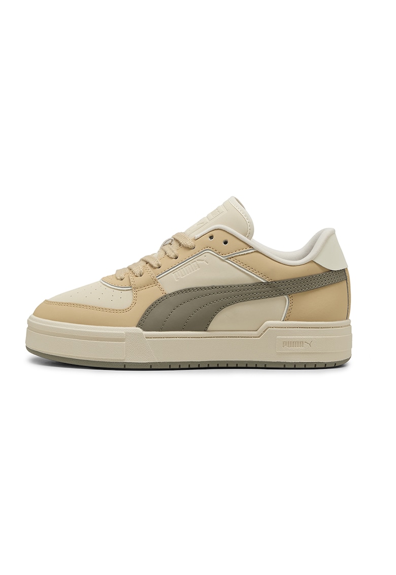 Pantofi sport din piele - Bej/Kaki