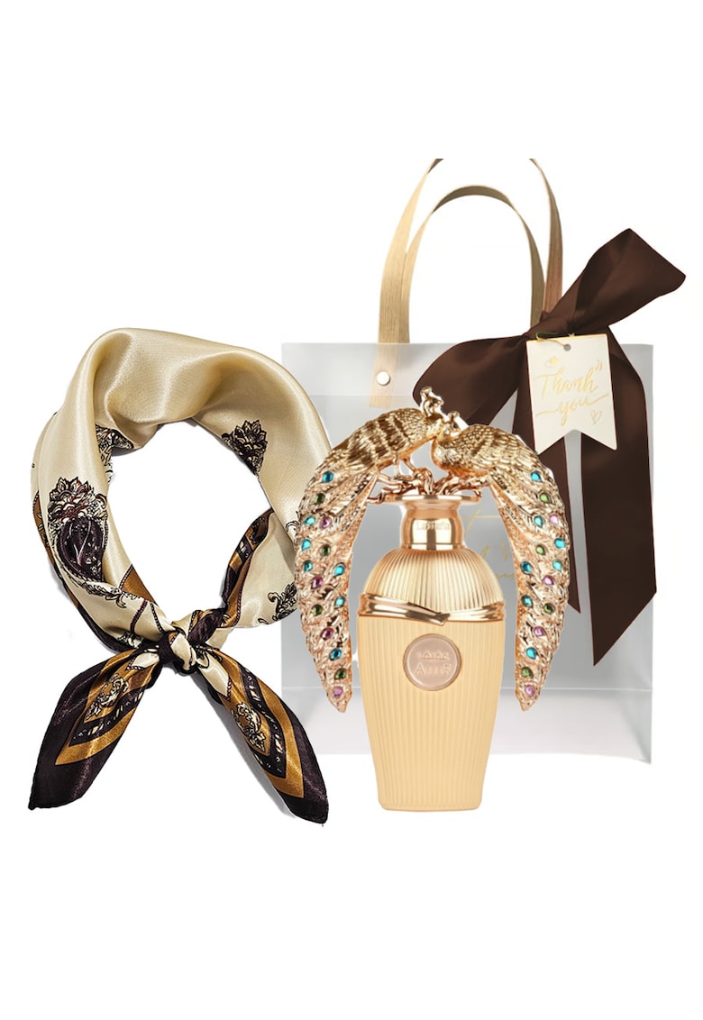 Set Apa de Parfum Lattafa Afeef - Unisex - 100 ml + esarfa satinata