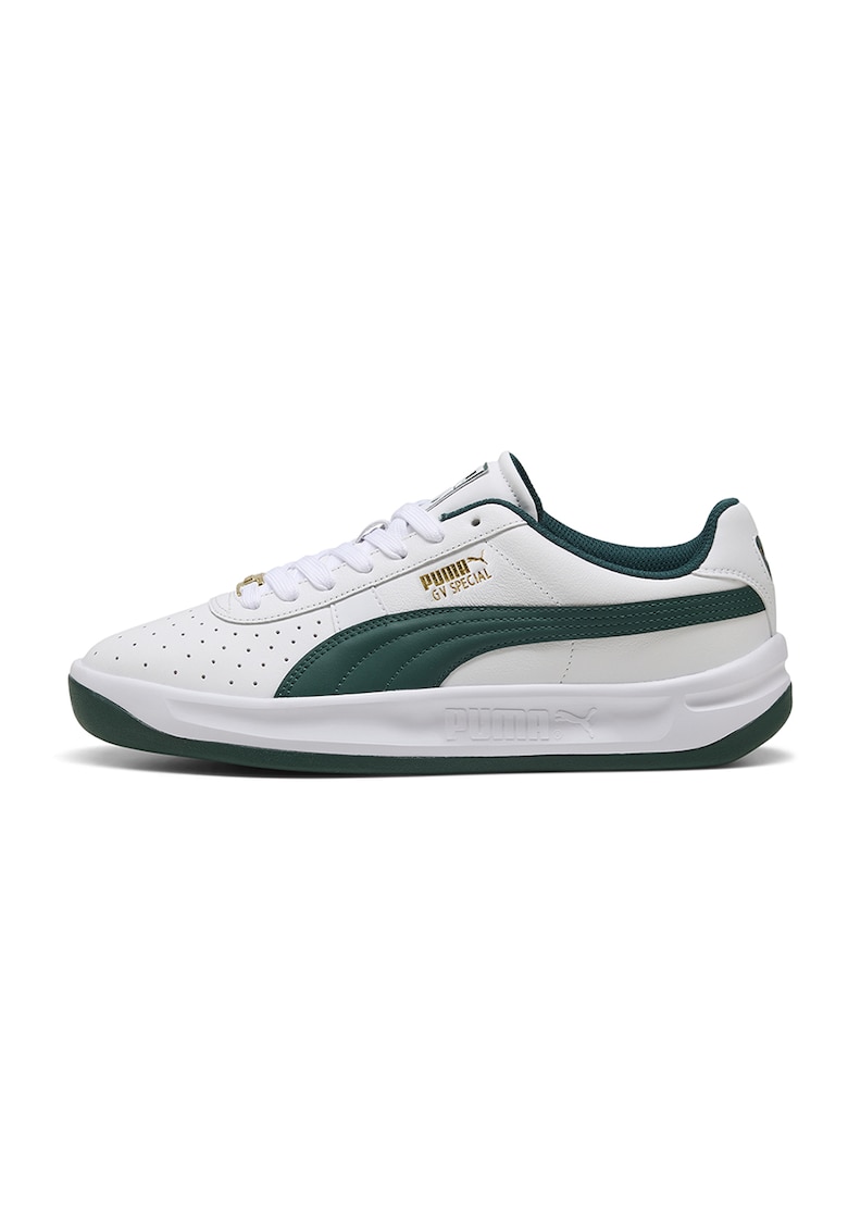 Pantofi sport de piele GV Special - Verde englez/Alb optic