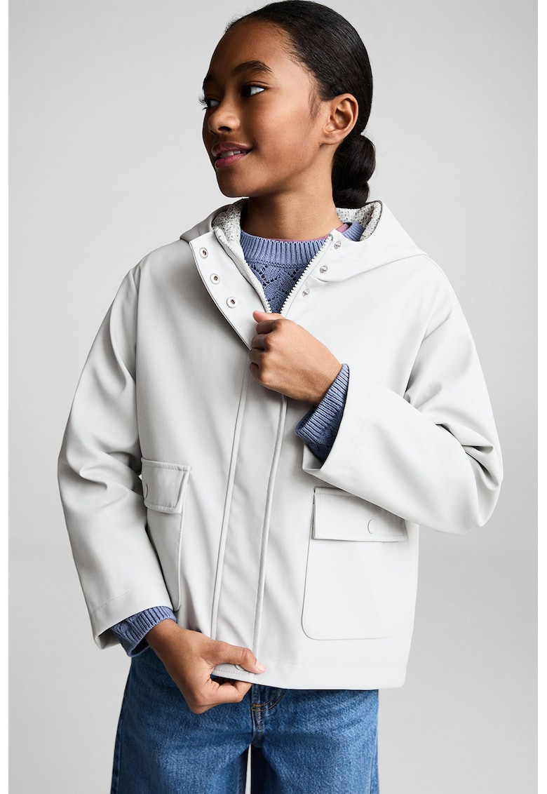 Jacheta parka cu gluga