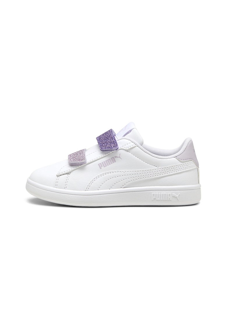 Pantofi sport cu detalii contrastante si banda velcro stralucitoare Smash 3.0