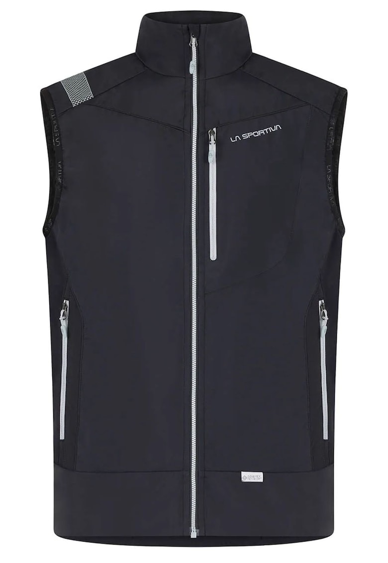 Vesta trekking barbati Biferten 2.0 - neagra - GORE-TEX - material rezistent