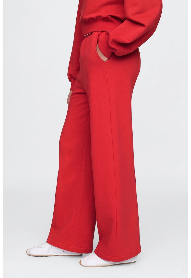 Pantaloni de trening cu croiala ampla Vintage - Rosu vermillion