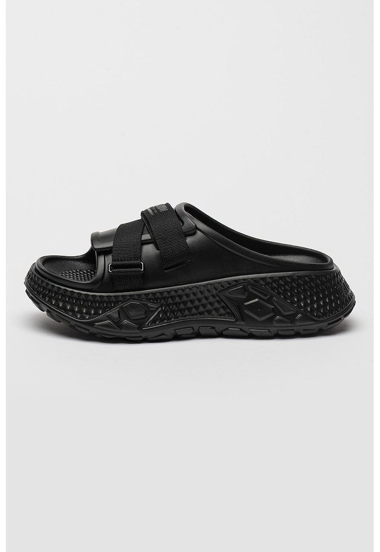 Papuci unisex cu design masiv Offbound - Negru