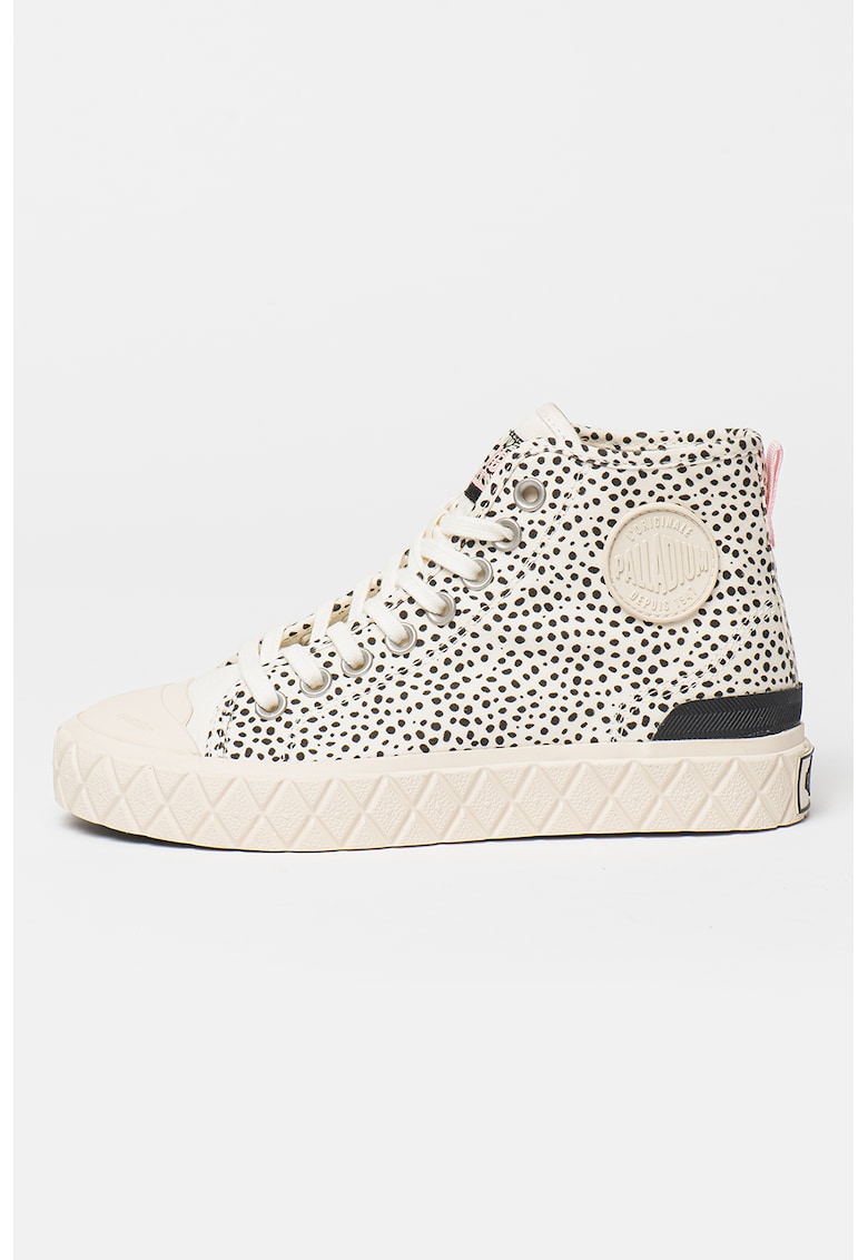 Tenisi mid-cut din piele