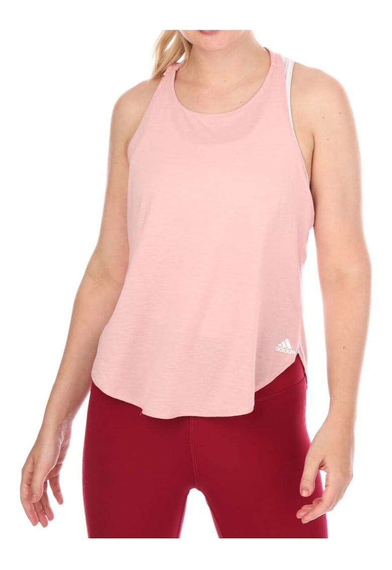 Tricou sport - Go To Tank 2.0 - respirabil - roz - poliester