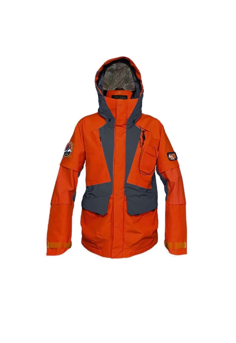 Jacheta de schi Alpine Satellite - impermeabila - rezistenta la vant - portocalie - poliamida/spandex -