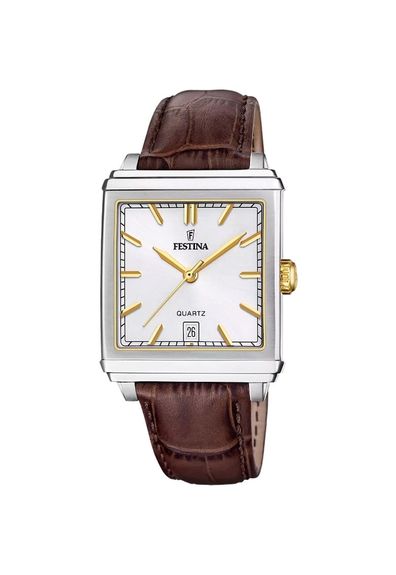 Ceas barbatesc F20681/4 Quartz Argintiu