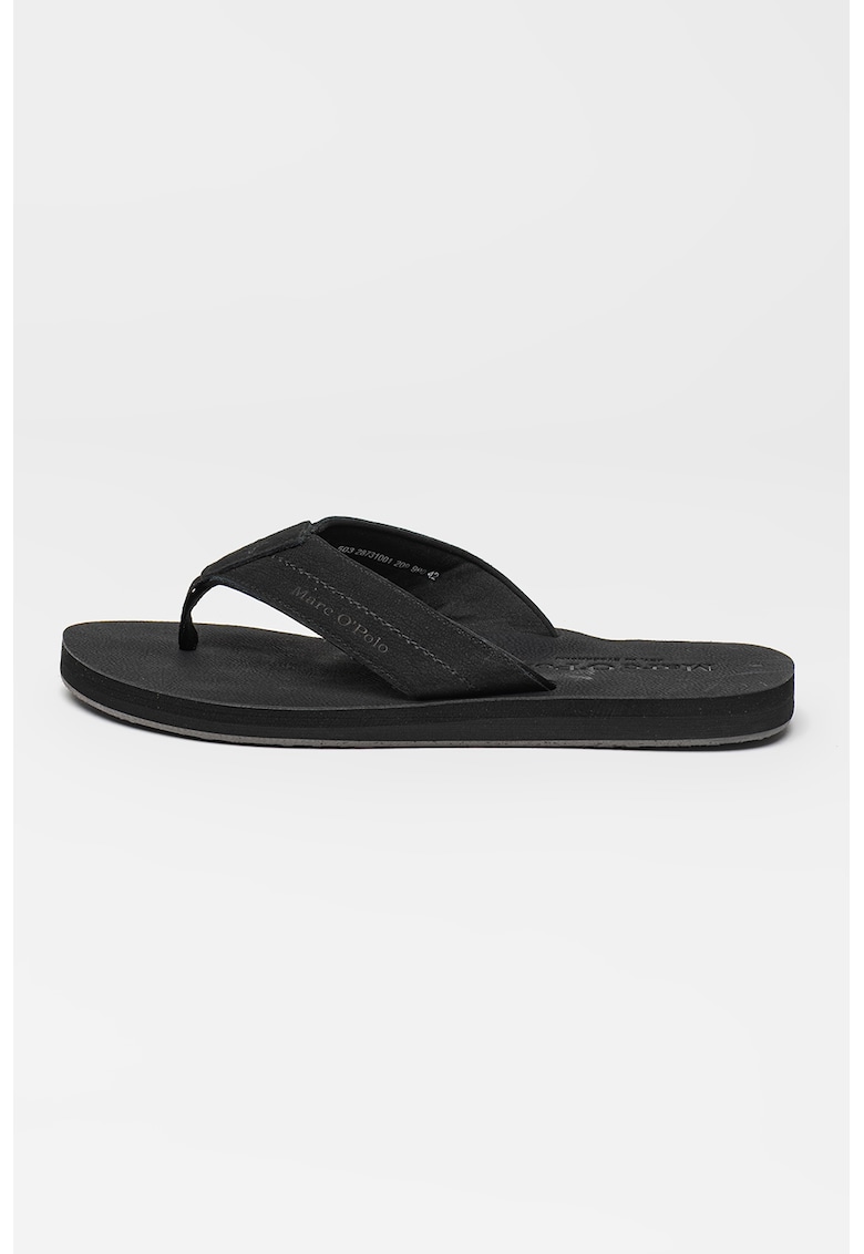 Papuci flip-flop din piele nabuc Papuci flip-flop din piele nabuc