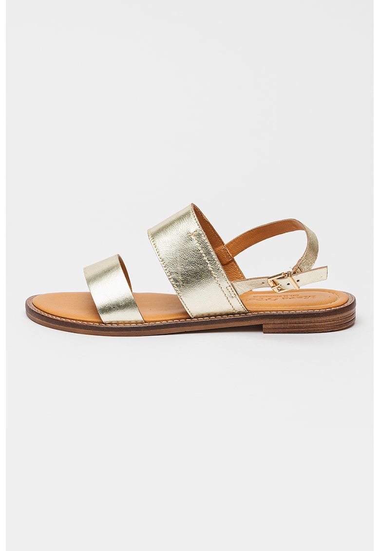 Sandale de piele cu talpa plata Sandale de piele cu talpa plata