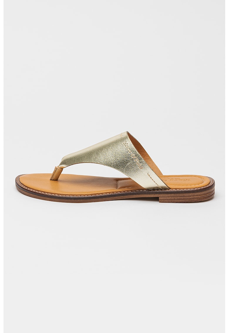 Papuci flip-flop de piele