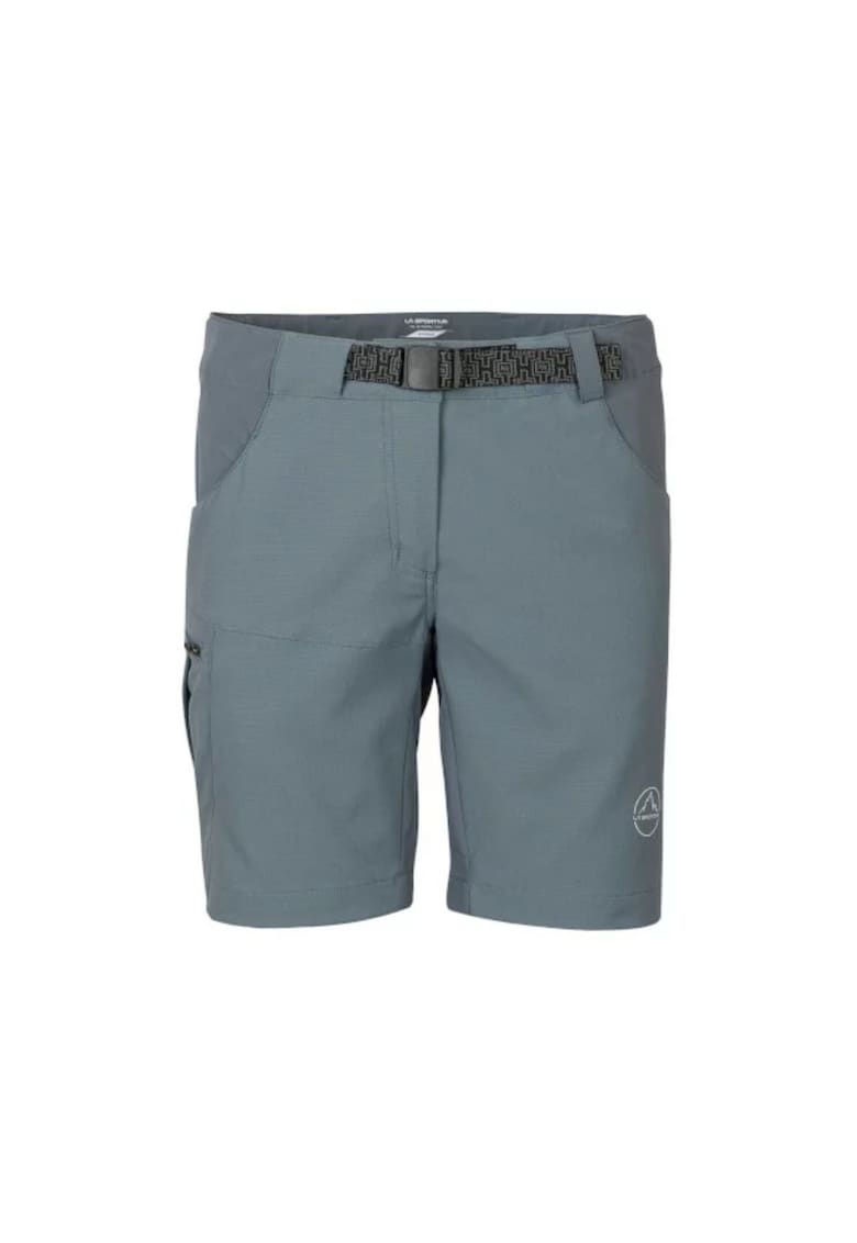 Pantaloni scurti alpinism dama Lischana - 3 buzunare - poliamida/elastan - gri