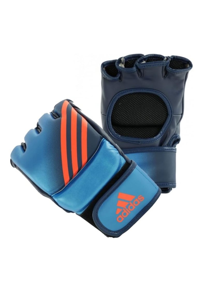 Manusi sport - Pro MMA - piele naturala - albastru -