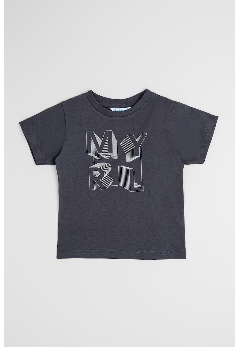 Tricou de bumbac cu imprimeu logo