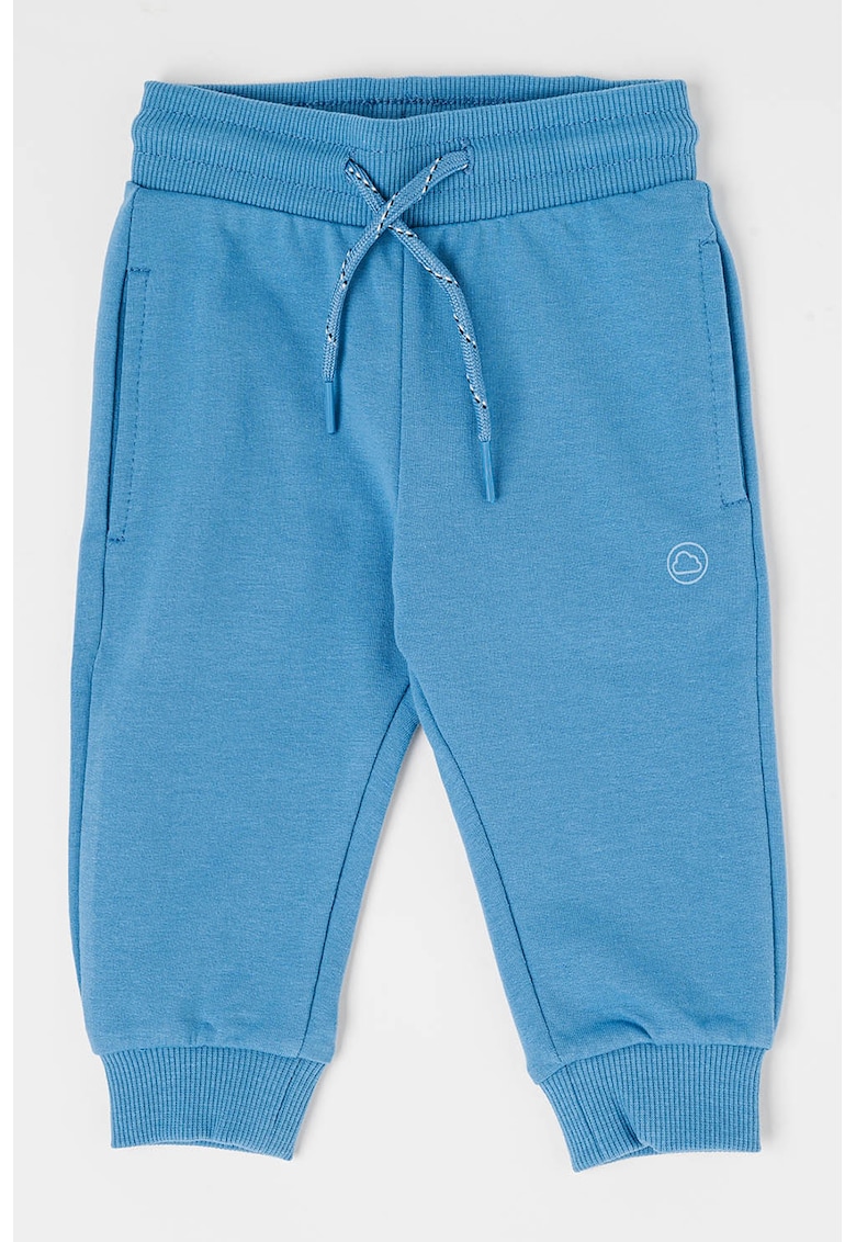 Pantaloni de trening din amestec de bumbac cu snur