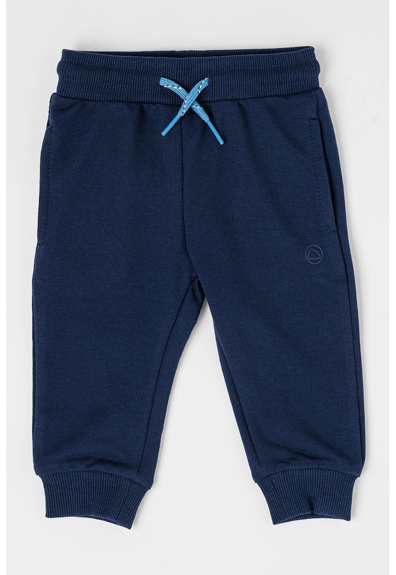 Pantaloni de trening din amestec de bumbac cu snur