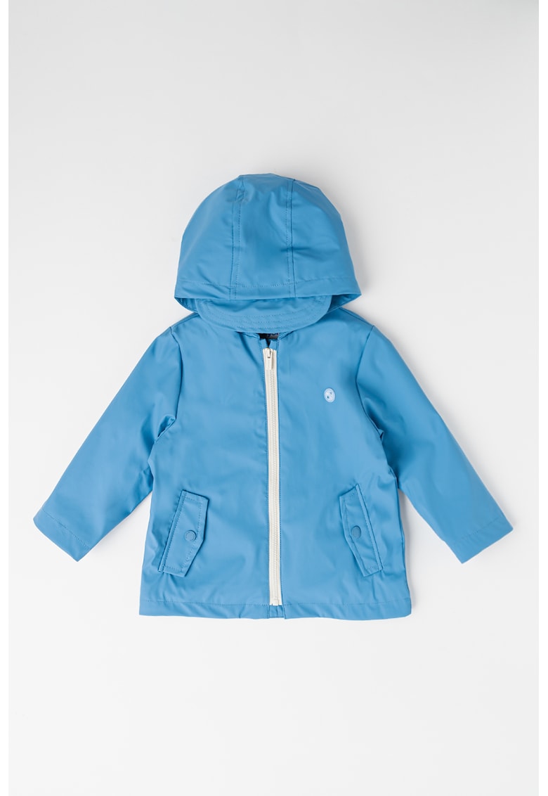 Jacheta cu gluga si buzunare oblice