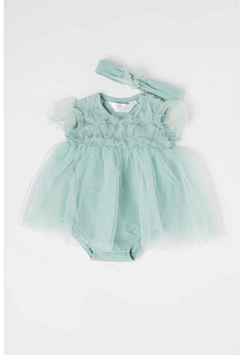 Set de bentita si body din tul - 2 piese