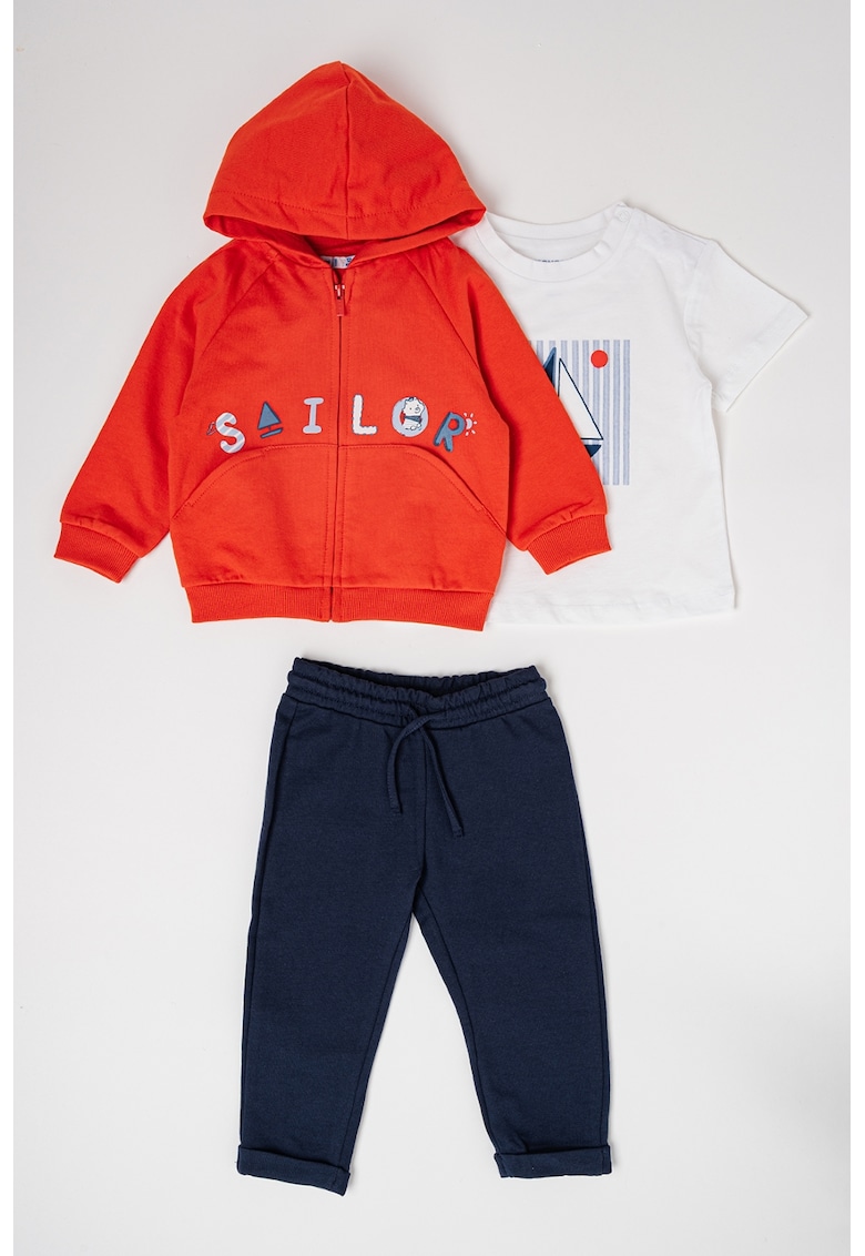 Set de imbracaminte din amestec de bumbac - 3 piese