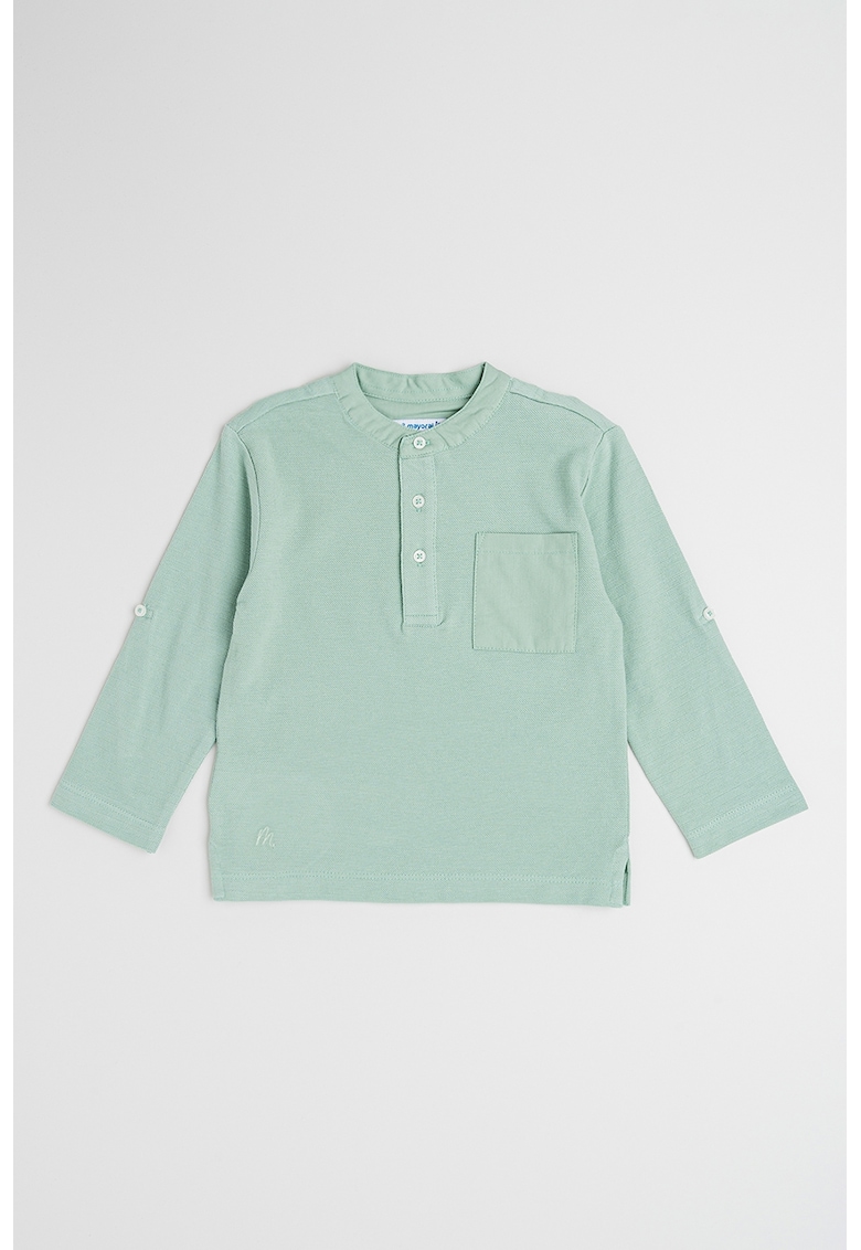 Bluza cu buzunar pe piept