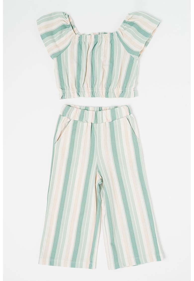 Set de imbracaminte cu model cu dungi - 2 piese Set de imbracaminte cu model cu dungi - 2 piese