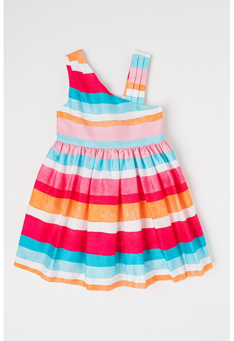 Rochie de bumbac cu model in dungi