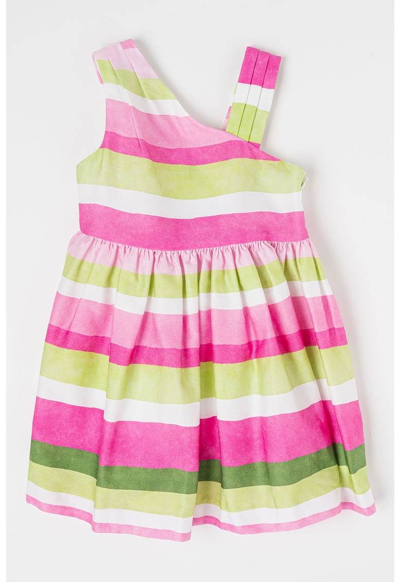 Rochie de bumbac cu model in dungi