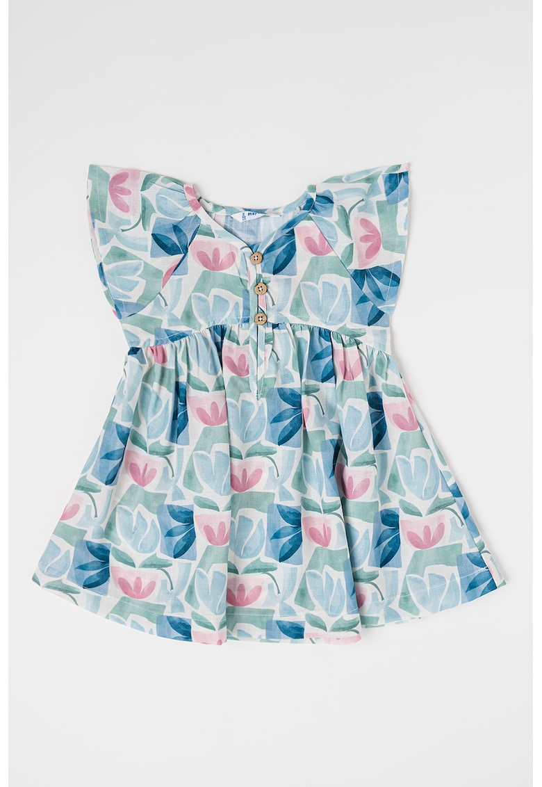 Rochie evazata cu decolteu rotund