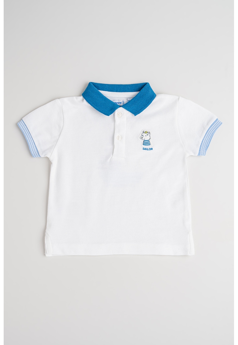 Tricou polo cu imprimeu grafic