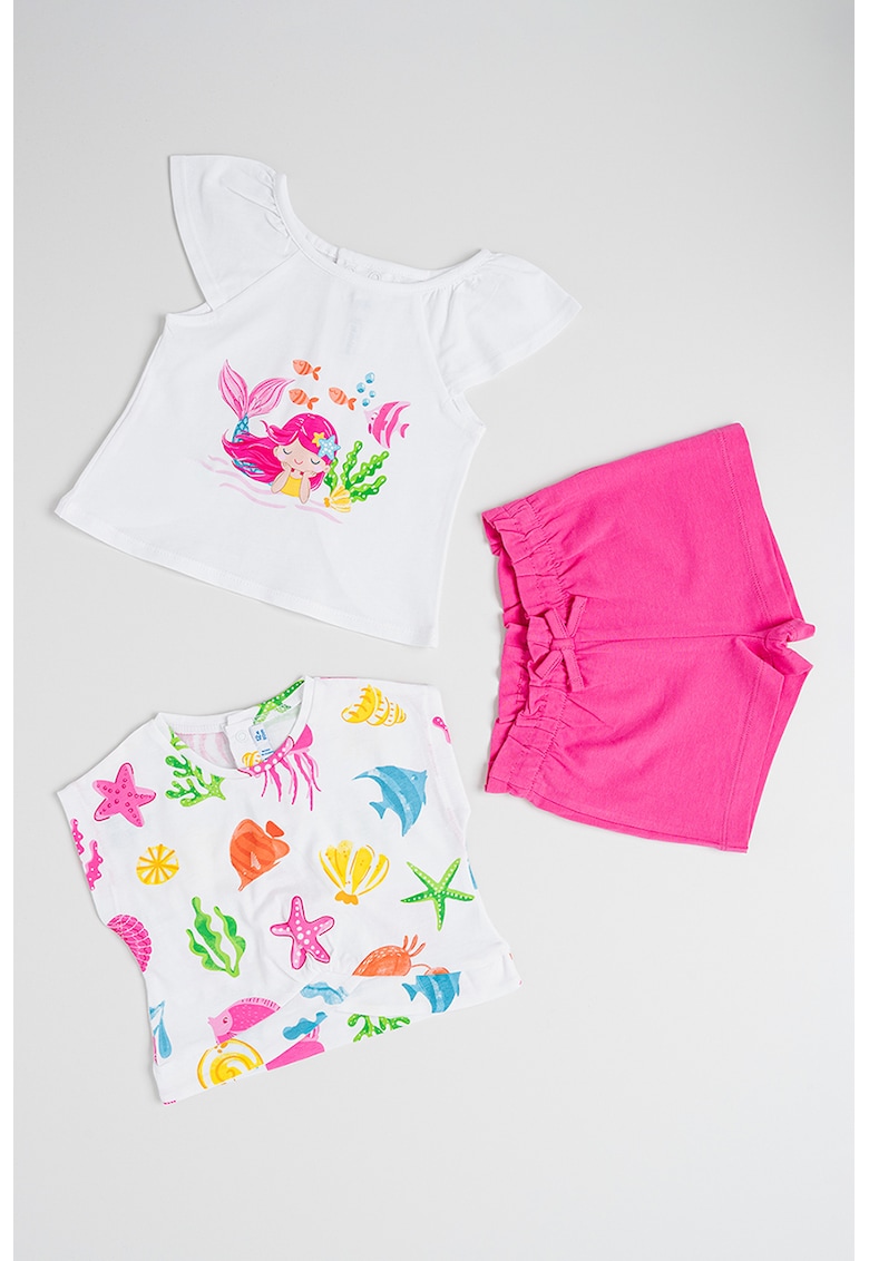 Set de tricouri si pantaloni scurti - 3 piese