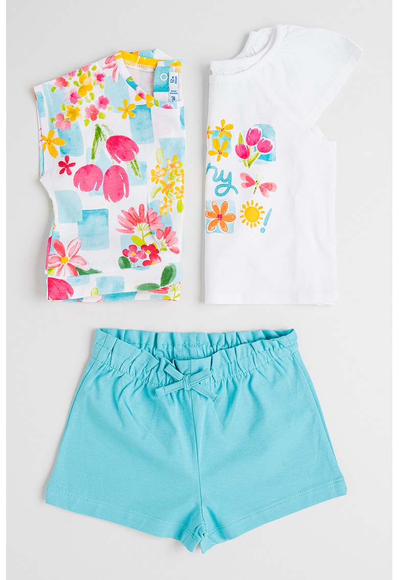 Set de tricouri si pantaloni scurti - 3 piese
