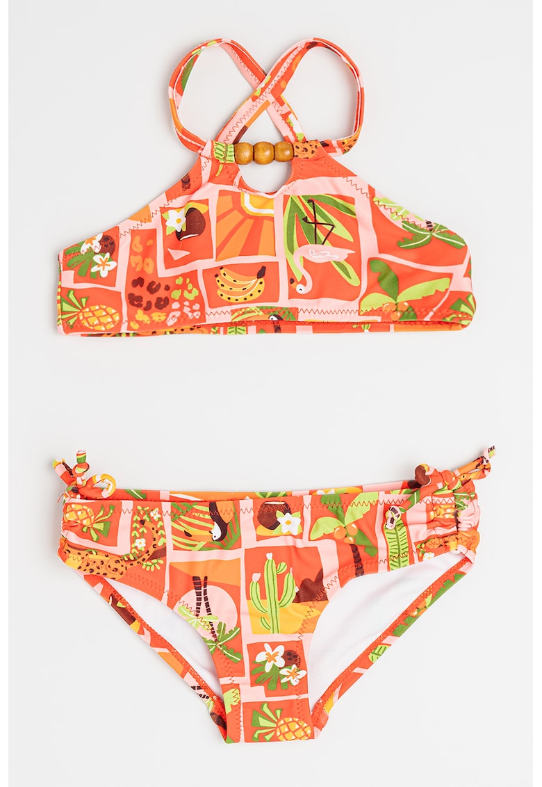 Costum de baie cu doua piese si margele