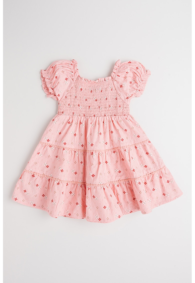 Rochie stratificata cu insertie elastica Rochie stratificata cu insertie elastica