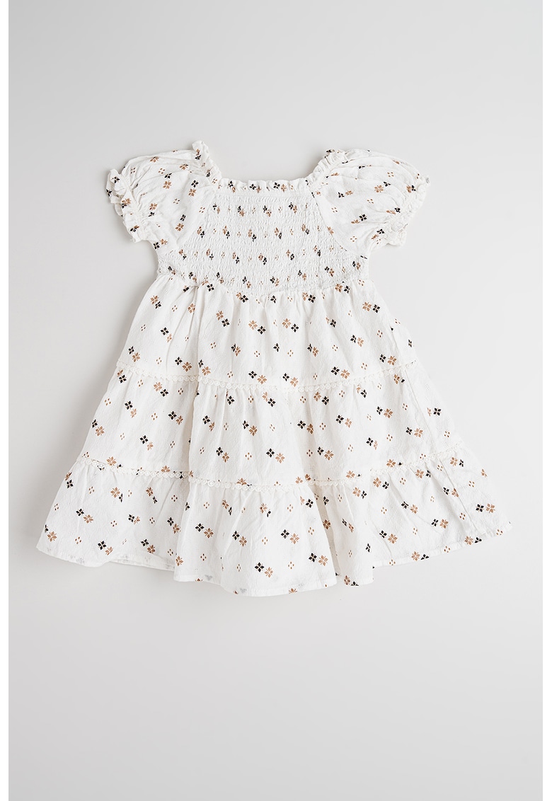Rochie stratificata cu insertie elastica Rochie stratificata cu insertie elastica