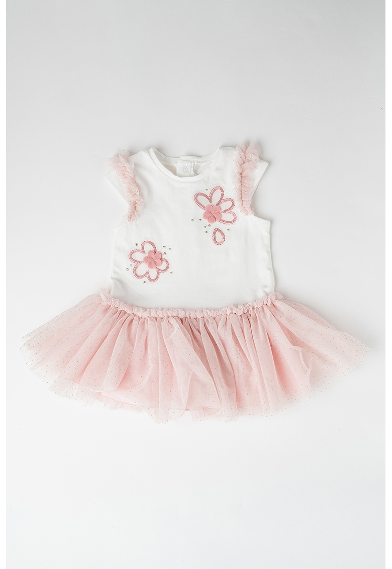 Rochie evazata cu tul